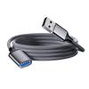 USB 2.0 Extension Cable Weaving Data Sync Wire Line Male/Female to Male Connectors Cord for Game Controller Mouse