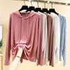 Women's Plus Size Loose Hooded Long Sleeve T-Shirt - Spring/Summer Sunscreen Layer