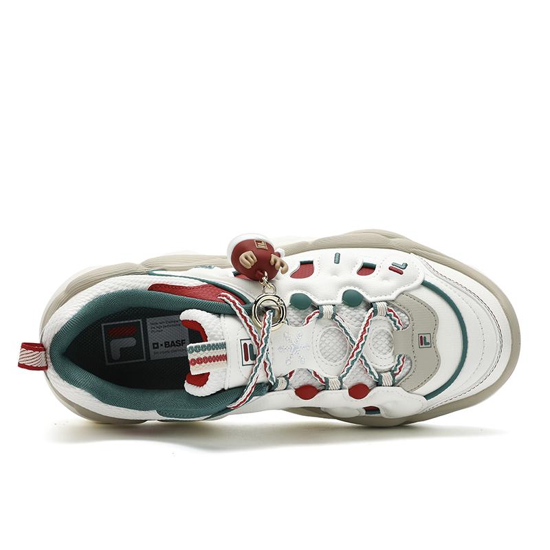 Fila Pease Мода Удобные Прочные Низкие Повседневные Кроссовки Женские Белые F12W511109FSC