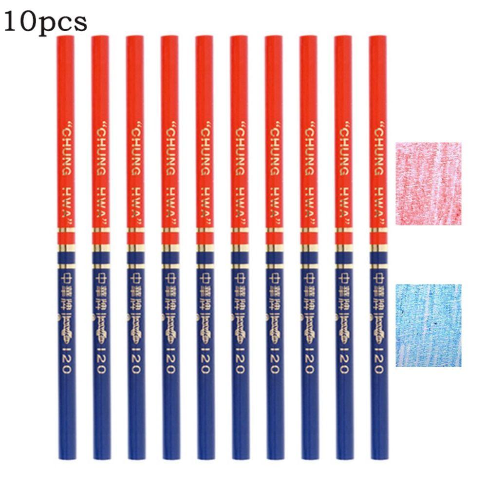 10 шт./набор Черные карандаши для плотника Синие Красные карандаши-маркеры Креативные карандаши для деревообработки Подарок
