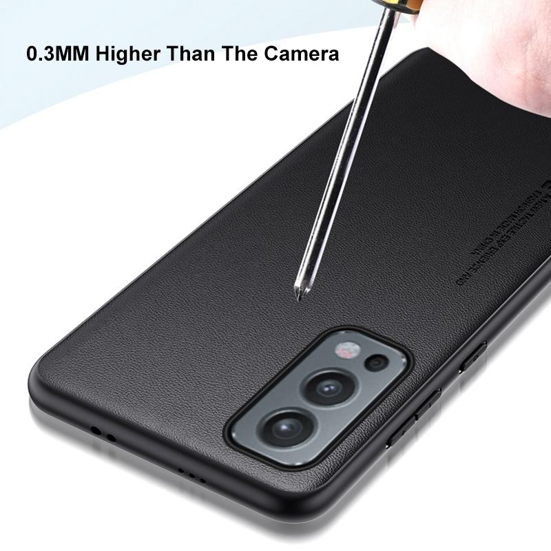Роскошный чехол из искусственной кожи для OnePlus Nord 2 5G, задняя крышка, матовый силиконовый чехол для телефона с полной защитой для One Plus Nord 2 Nord2