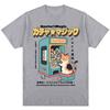 Japanese Style Cat Gashapon Toy Capsule Print T Shirt Harajuku Vintage Fashion T Shirts Men Women Oversized Cotton Casual Tees