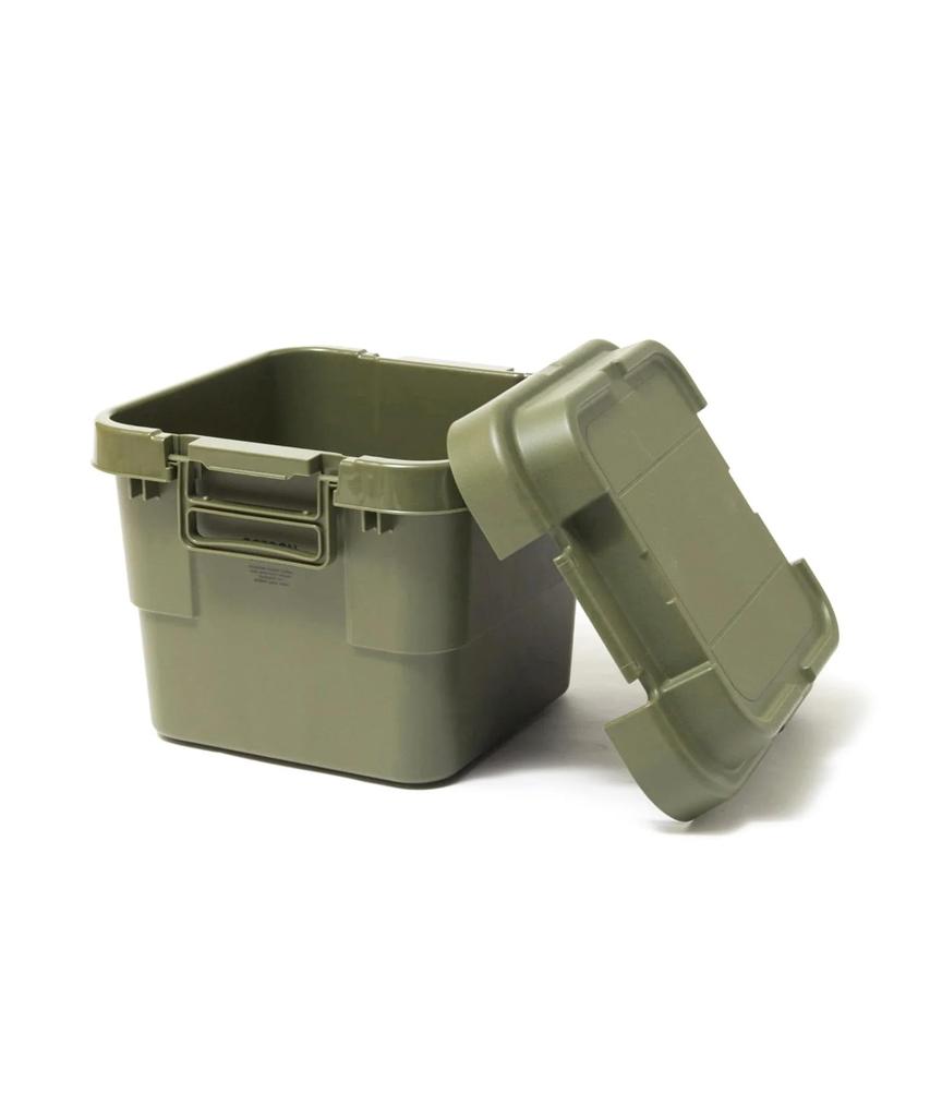 Gordon Miller Автомобильный 30 л Штабелируемый Ящик для хранения груза Органайзер Койот Бежевый с крышкой Для сидения на открытом воздухе Большой вместимости 1628752