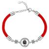 Red String Bracelet Meaning with Zirconia 925 Sterling Silver Rope Bracelet Lucky Red Thread Bracelets for Women Jewelry
