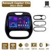 Автомобильная магнитола Android Car-Play для Renault Captur Clio 2011-2018 Мультимедийный плеер Головное устройство Стерео Навигация GPS BT WIFI, 2+64 ГБ