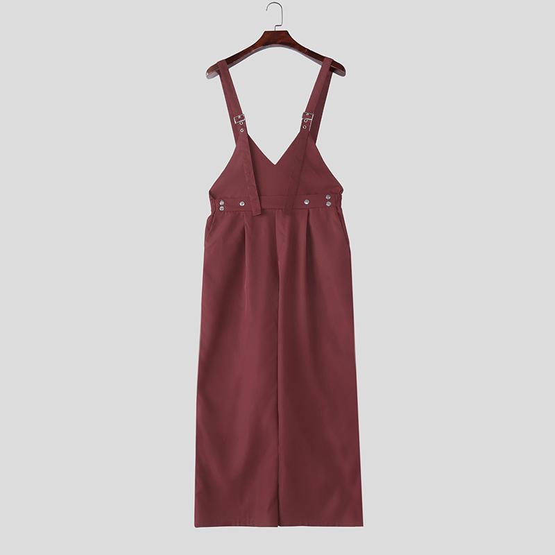 INCERUN Мужские летние регулируемые подтяжки с длинным ремешком комбинезоны комбинезоны брюки