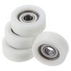 4pcs Chrome Steel Guide Pulley Roller 8x32x12mm Deep Groove Ball Bearings  Office Equipment