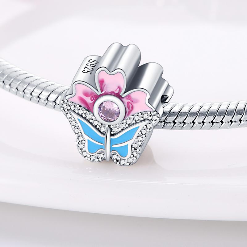 Шармы Оригинальные Богемские Цветочные Бусины Для Браслетов Браслетов Ожерелий Ювелирных Изделий Женские Роскошные Изготовление Ювелирных Изделий Ежедневные Подарки для Фестиваля