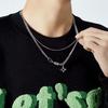 Men's and Women's Fashionable Casual Necklace Pendant, Trendy Hip-hop Couple Necklace