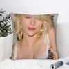 Scarletts Johanssons Pillow Case American Actor Soft Pillow Cover Cute Funny Pillowcases For Living Room Chair