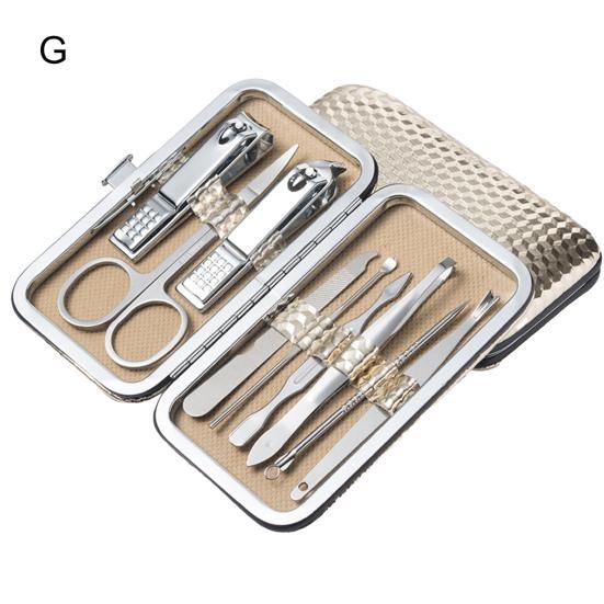 1 Set Stainless Steel Nail Clipper Plating Procedures Stylish Toenail Fingernail Manicure Cutters