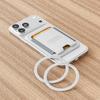 KEYSION Магнитный чехол-держатель для карт MagSafe для iPhone 17 16 15 Pro Max Samsung Huawei Эластичный кошелек-сумка из ПУ кожи Чехол для телефона