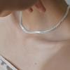 New S925 Sterling Silver Luxury Chain For Men Womens Fashion Minimalist Choker Necklaces Charm Shinning Classical Party Gift