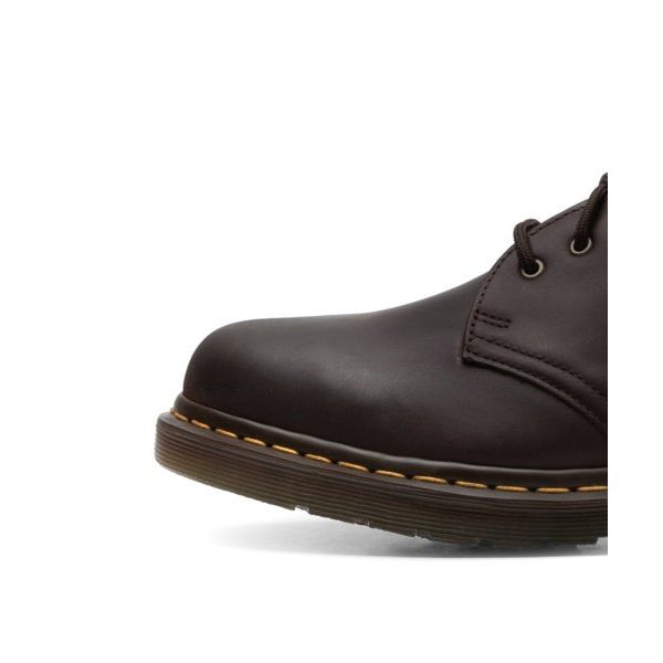 Доктор. Кроссовки Dr. Martens 1461 Oxford Темно-коричневые Унисекс 11838201