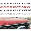 Стайлинг автомобиля ЭКСПЕДИЦИЯ буквенная эмблема наклейка ABS хромированная наклейка для Fo + rd EXPEDITION