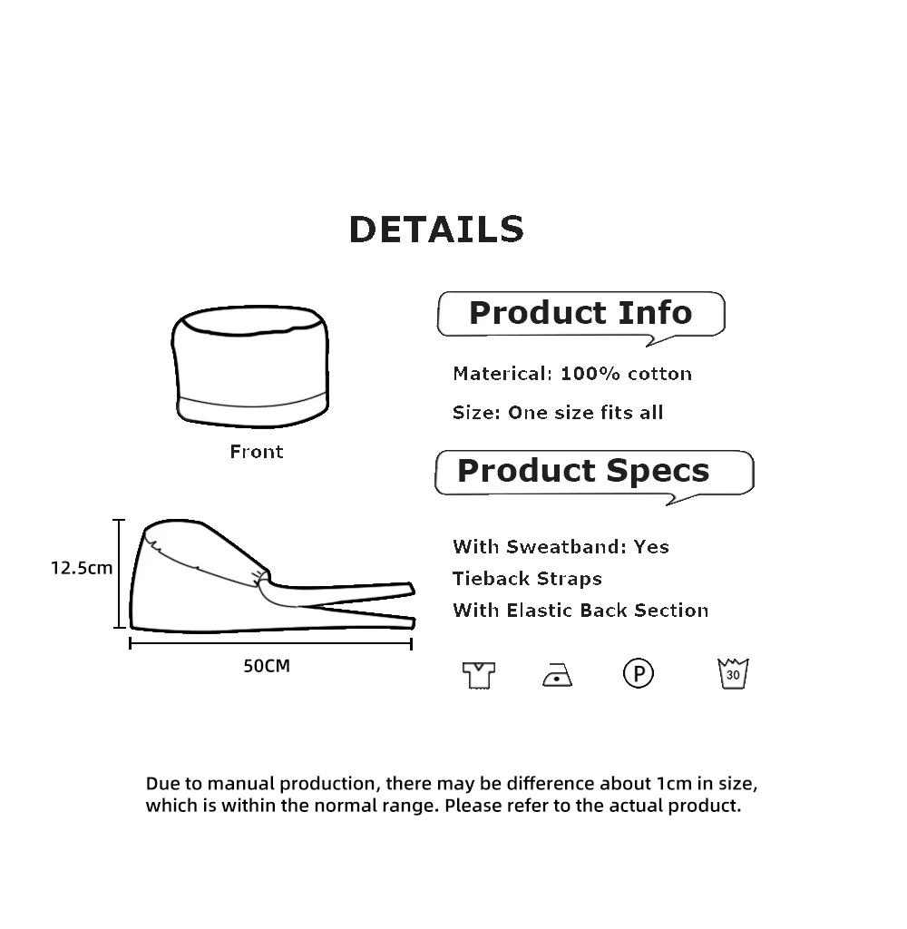 Female Male Nurse Cap Woman Nursing Accessories Scrub Hat Surgery Cap Dentist Animal Lab Cap Scrub Cap