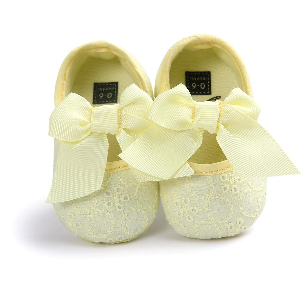 MYGGPP Bow Baby Princess Shoes Мягкая подошва Обувь для малышей Детская обувь