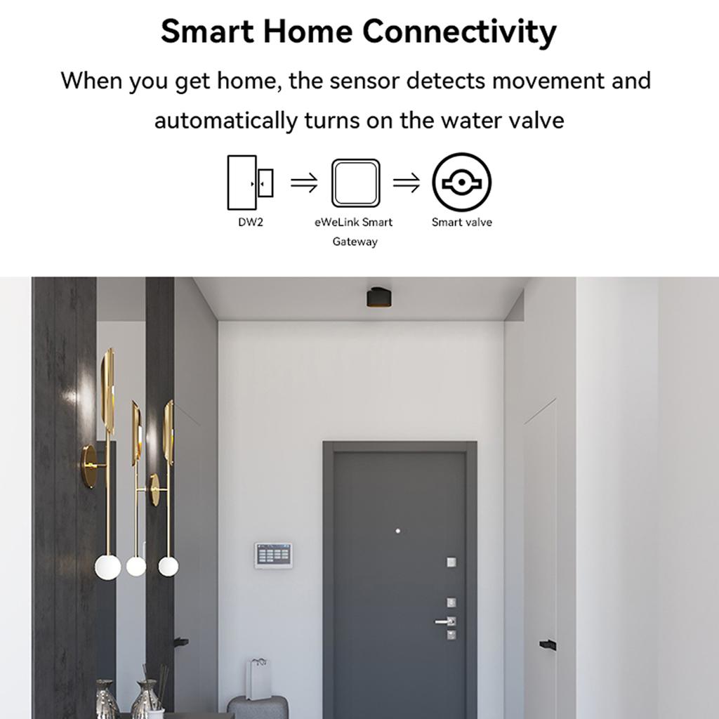 EWeLink WiFi Watervalve Автоматический переключатель Интеллектуальный шаровой клапан IP65 Водонепроницаемый рейтинг беспроводной связи