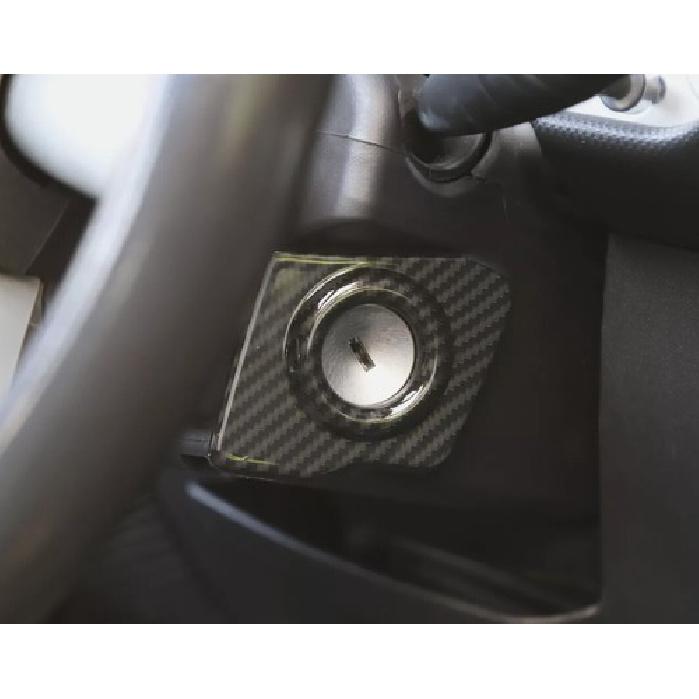 Lgnition Switch Start key Cover Trim For Jeep Wrangler JK 2007-2017 Carbon Fiber
