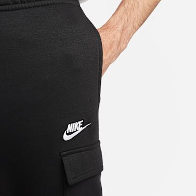 Men's Pants Nike Sportswear Fleece Lined Thermal Sports Sweatpants Cargo Pants Men's Black