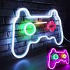 Игровая неоновая вывеска, геймерская стена, декор игровой комнаты, подарки геймеру, неоновая вывеска, настенные светильники, светодиодная вывеска для мальчиков-подростков
