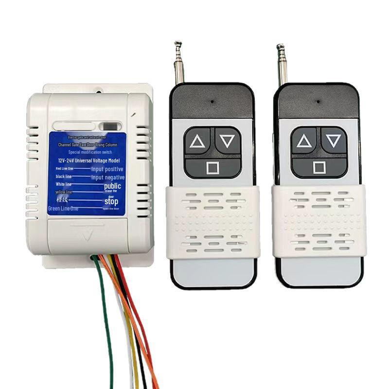 Universal Receiver for Fast Gate Barriers: 12-24V Remote Control with Long-Range Capability