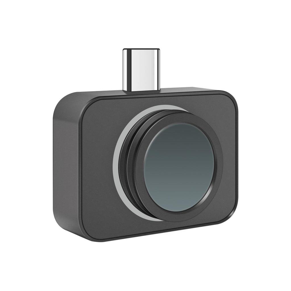 Thermal Camera, Compatible with USB-C Android Device, 512 x 384 Super Resolution, 256 x 192 IR Resolution Thermal Imager, -4°F~1022°F Temp Range -Grey