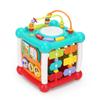 15-in-1 Bluetooth Studies Music Activity Cube Playset Sorting and Discover Educational Toy with Shape Sorting, Light and Music for Children