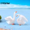 Mini Micro Landscape Fairy Garden Ornaments Goose Model Swan Figurine Miniature Animal Home Decor