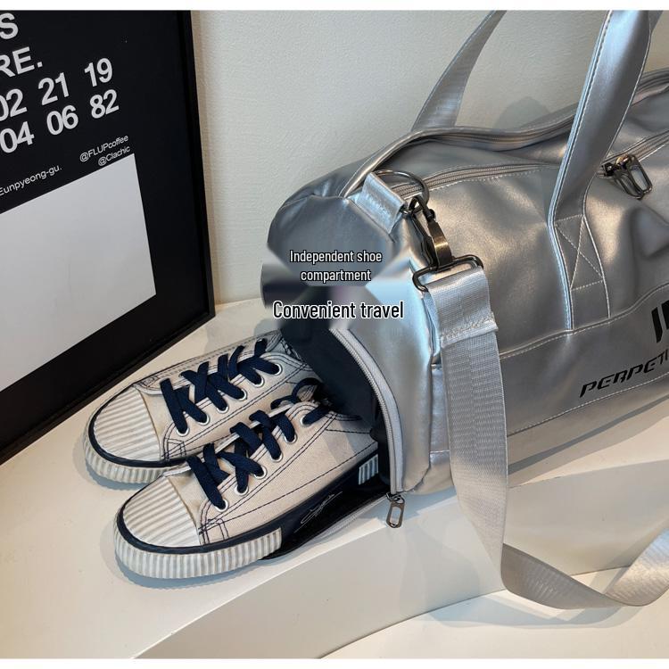 Водонепроницаемая сумка через плечо большой емкости для женщин - Легкая, с разделением на сухое и влажное, идеально подходит для спортзала, спорта и йоги