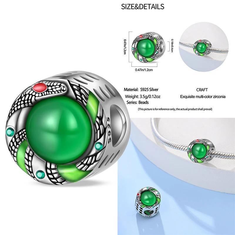 100% Медь Изысканные Карты Таро Браслет Подвески Кроваво-Красный Огненный Змей Роза Шармы Бусины Сделай Сам Украшения Для Женщин