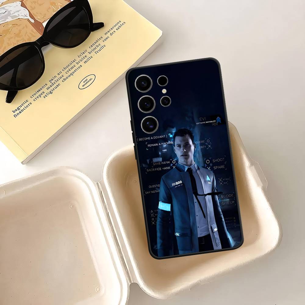 Популярный чехол для Samsung Galaxy Case S25 S23 S22 S21 S30 S20 S10 Ultra Plus FE с изображением из фильма Detroit Become Human, мягкое ТПУ покрытие