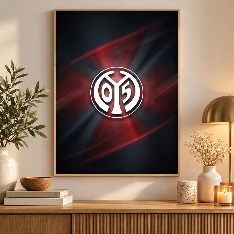 Mainz FC Diamond Painting Kit 5D Full Drill DIY Diamond Mosaic Wall Art Home Decor