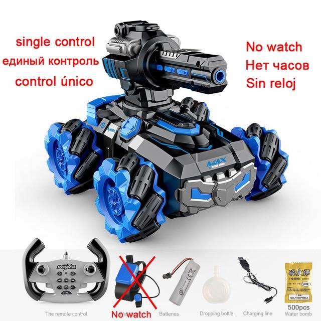 Детский механический танк с дистанционным управлением, распознающий жесты, запускающий водяную бомбу, четырехколесный внедорожник, радиоуправляемая игрушка