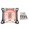 Computer GPU Water Cooler Cooling Block Copper Base POM Cover with Waterway
