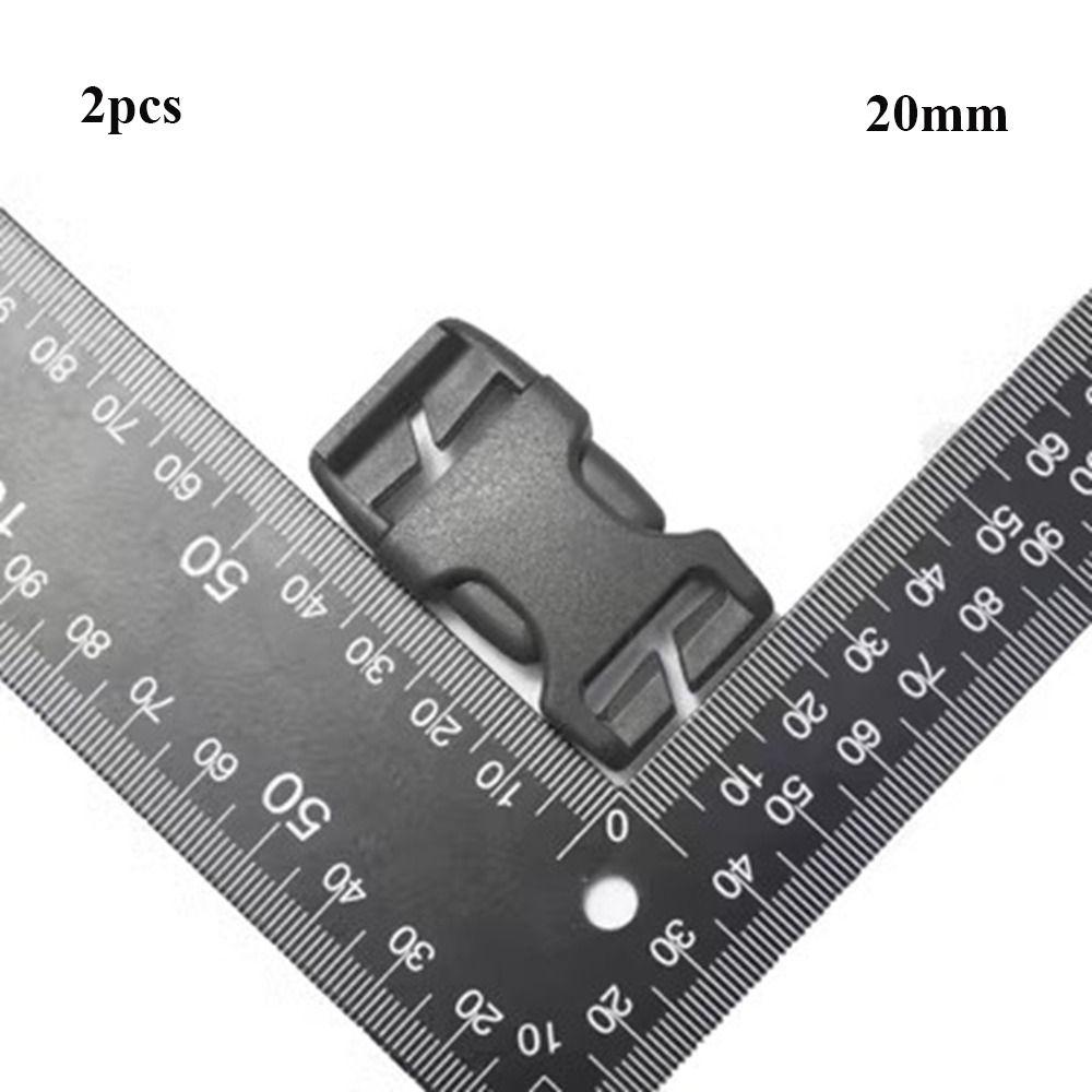 2pcs 5 Colors Side Release Buckle Plastic Camp Bag Parts Hot sale Curved Buckles  Outdoor Tools