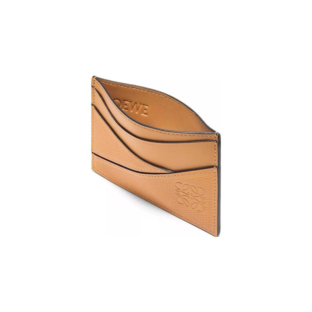 LOEWE Puzzle Cow Leather Card Holder Men's Warm Sand C510V33X06-2586