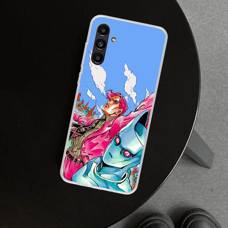 Чехол для телефона JoJo Кира Йошикаге Killer Queen для Samsung Galaxy A17 A16 A26 A36 A56 A57 A37 A15 A25 A35 A55 A14 A24 A34 A54