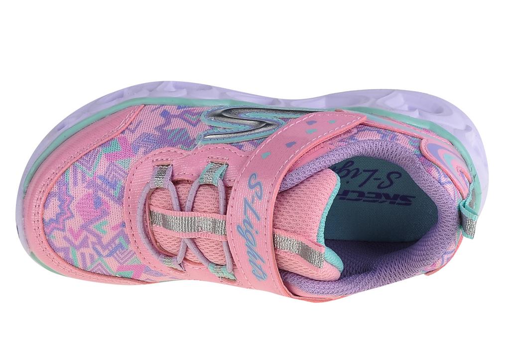 Skechers Heart Lights, for Girl pink Sneakers
