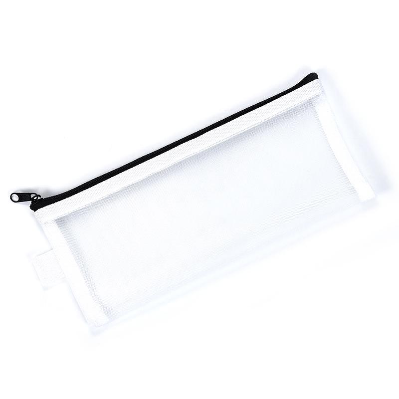 1 шт. прозрачный сетчатый пенал для офиса и студента, сумка для ручек, коробка для хранения счетов, сумка для хранения