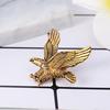 Pin Jewelry Unique Flying Eagle T Shirt Suit Collar Jacket Coat For Men Trendy Badge Brooch Man Jewelry Accessory