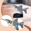 Модель самолета F-16C 1/100 Истребитель Стимулированные Учебные Пособия Атакующий Самолет Игрушка с Подставкой