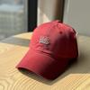 New women's baseball cap with simple lettering, versatile curved brim hat for spring and summer, casual street style, versatile sun-shading duckbill