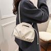 Women's Casual Handbags  New Summer Pu Leather Solid Color Crossbody Bags Simple Versatile Female One Shoulder Purses