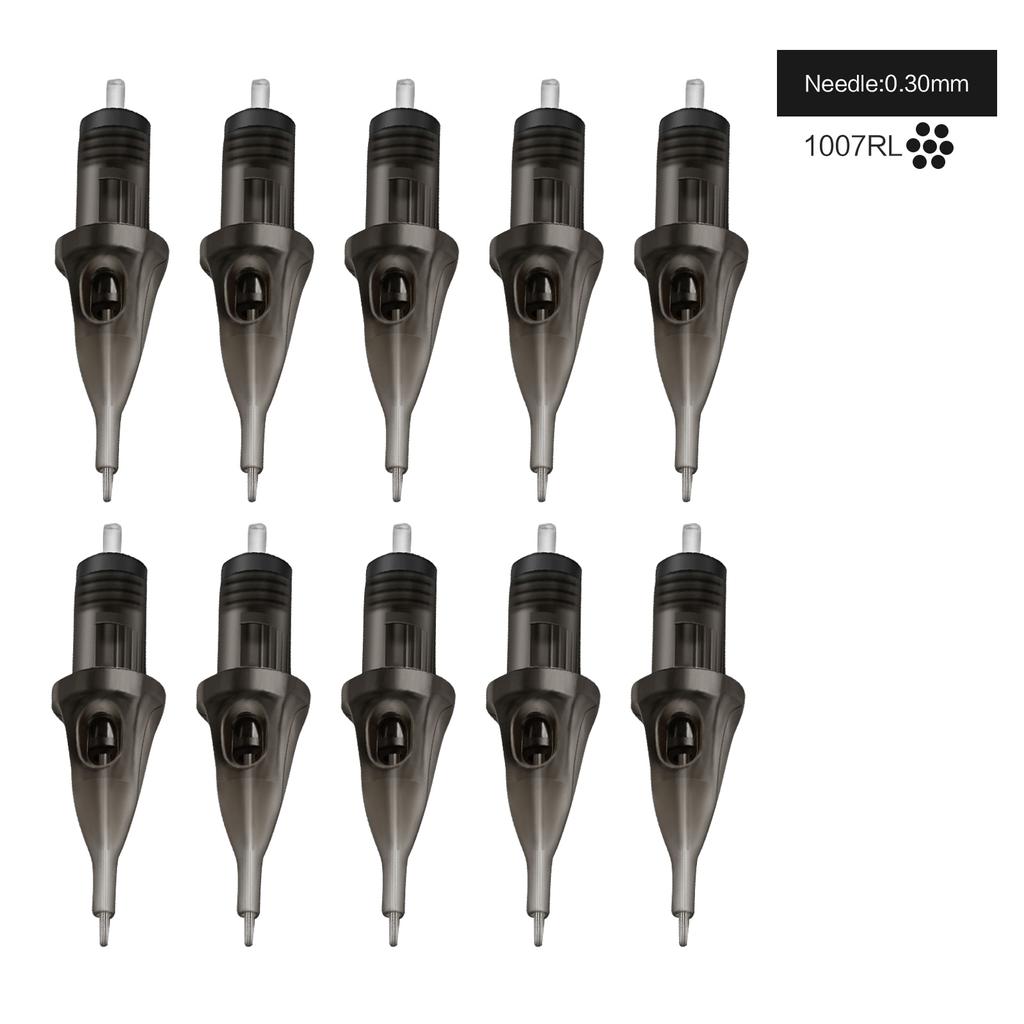 10 шт. иглы для картриджей для татуировки, профессиональные одноразовые полуперманентные иглы для макияжа бровей и губ для тату-машинки