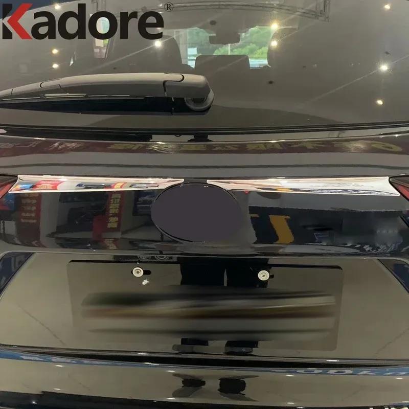 Для Toyota Highlander Hybrid 2024 Хромированная накладка на крышку заднего багажника автомобиля Молдинг крышки багажника Декоративная полоса Аксессуары