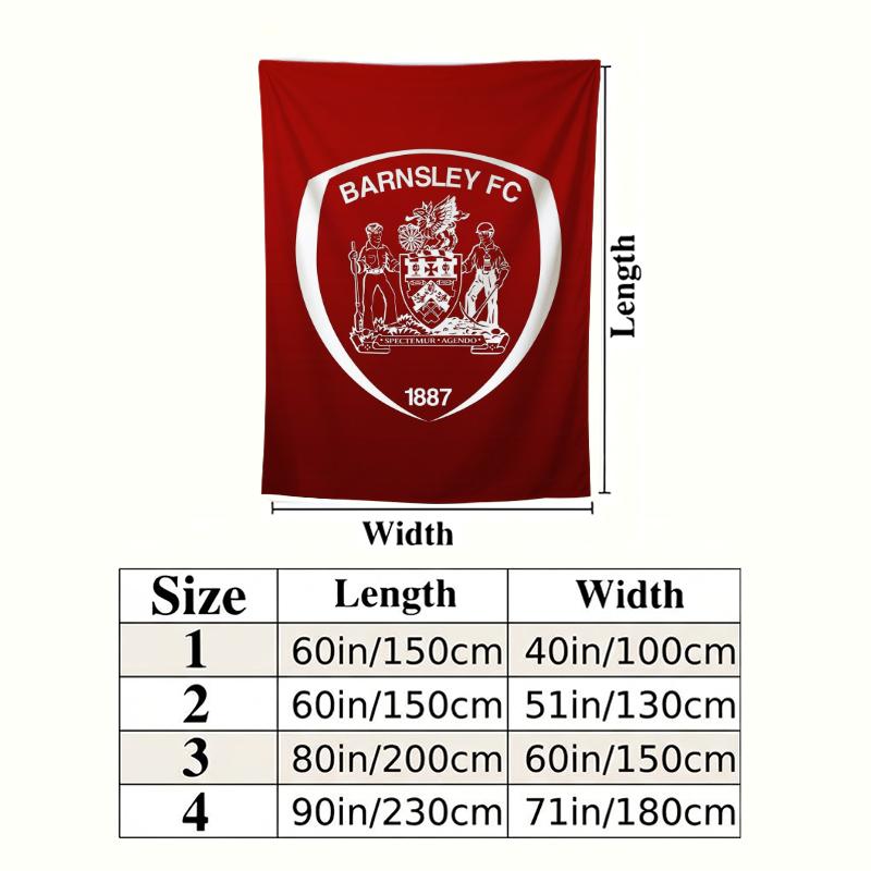 Тканое полотно Barnsley Fc Эстетичное настенное панно Печатная ткань Одеяло Декоративные гобелены Для спальни Гостиной Домашний декор
