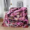 This 3D printed Pretty Cure soft plush blanket is made of flannel and is suitable for use in living rooms, bedrooms, beds, sofas