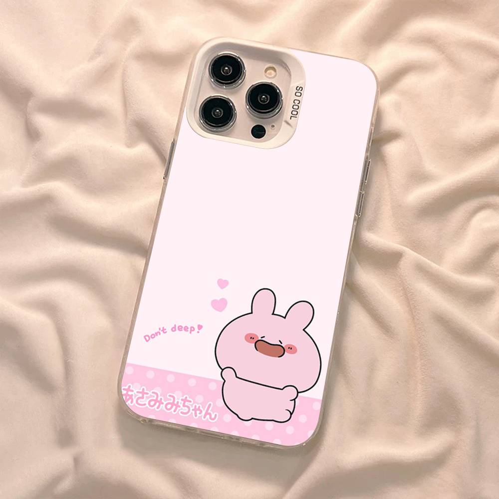 Cute A-Asamimichans Phone Case For iPhone 17 16 15 14 13 12 11 Pro Max Plus Pro Colorful Shell