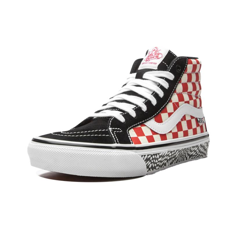 Vans Кеды Skate Sk8 Hi Reissue 'Grosso 84 Red Checkerboard' Vans VN0A5KYR428